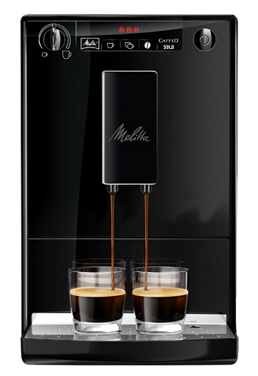 Cafetera Espresso superautomática Caffeo Solo de Melitta, Negra
