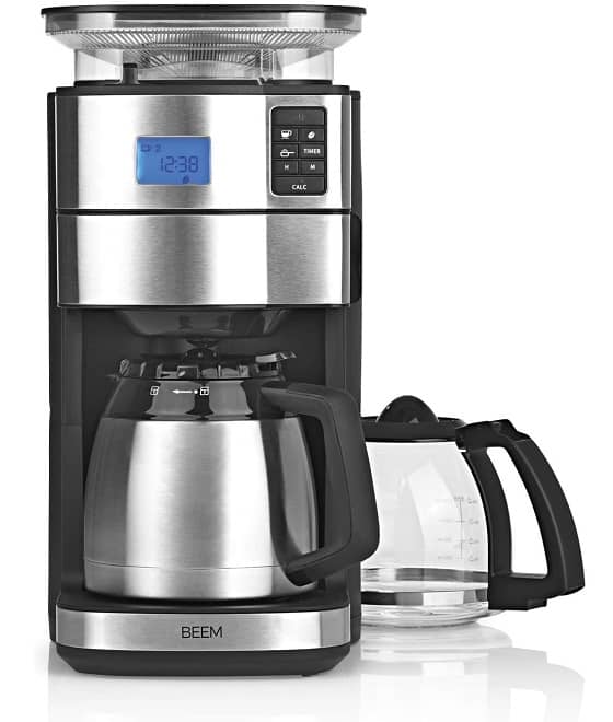 Beem Fresh Aroma Perfect II Duo, Cafetera con molinillo integrado