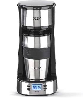 Beem Thermo 2 Go - Cafetera de filtro individual con vaso térmico