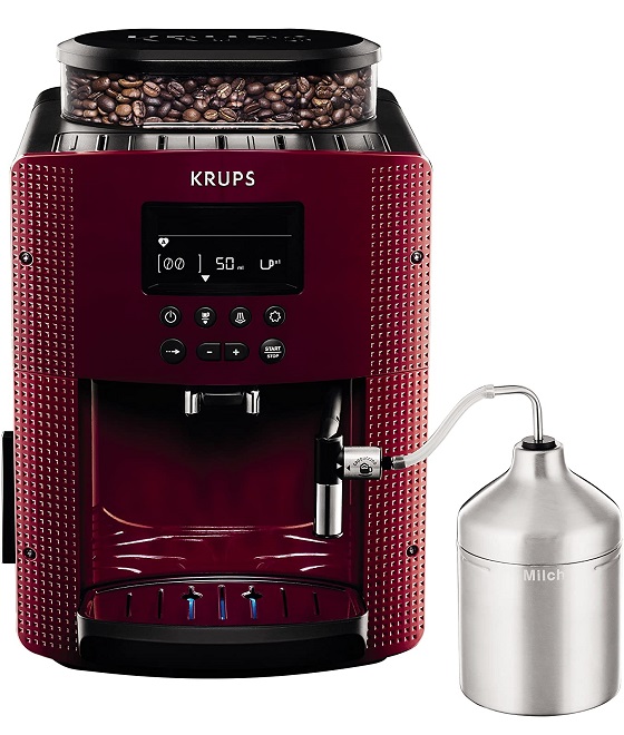 Cafetera Krups Pisa EA816570 Roja