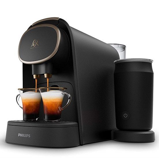 Cafeteras L'OR Barista Latte con espumador de leche de Philips.