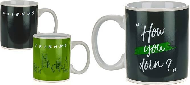 Juejo de tazas de café sensibles al calor